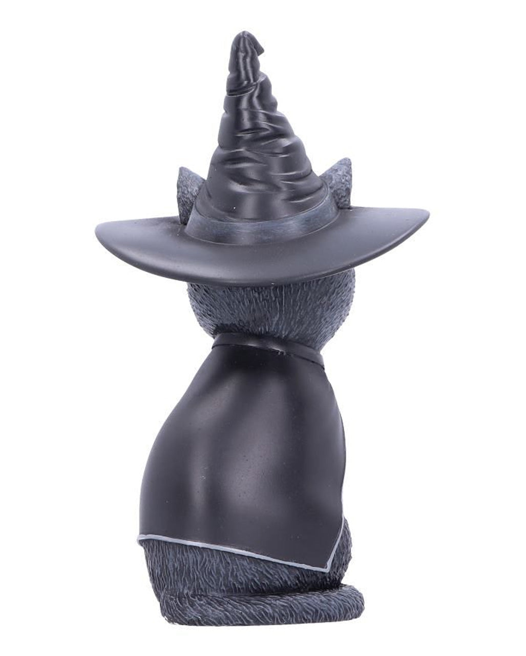 Mystische Katzenfigur mit Hexenhut