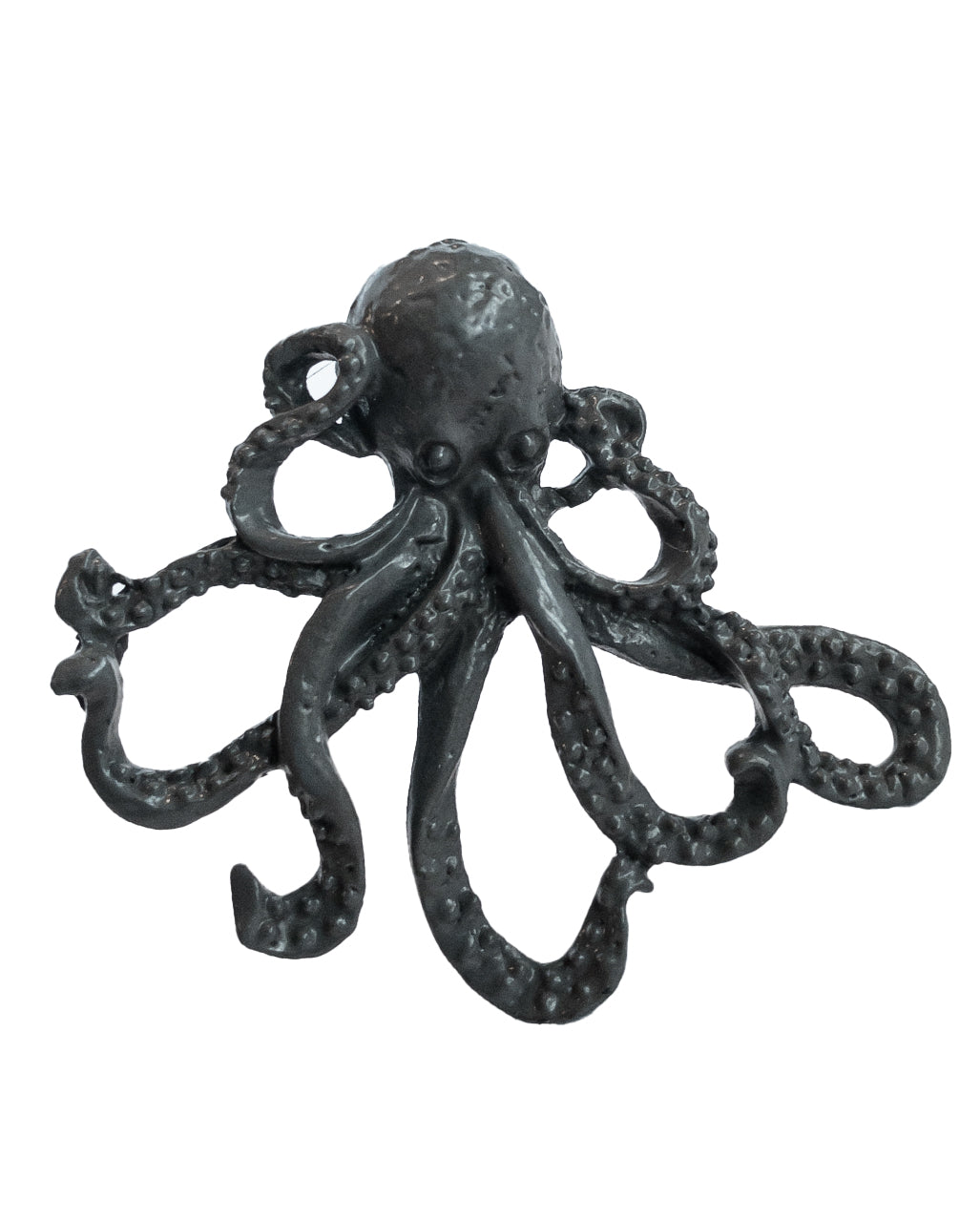 Grauer Oktopus Schubladenknauf