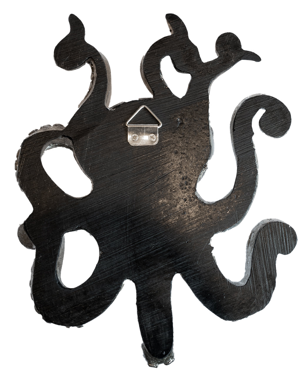 Oktopus Wandrelief mit Haken