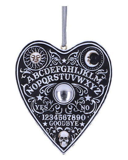 Hexenbrett Planchette als Hängeschmuck 8,5cm