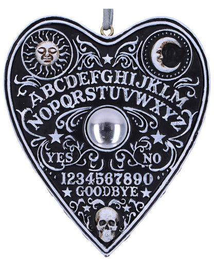 Hexenbrett Planchette als Hängeschmuck 8,5cm