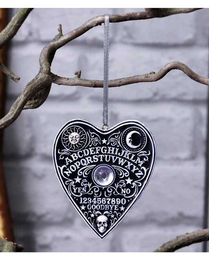 Hexenbrett Planchette als Hängeschmuck 8,5cm