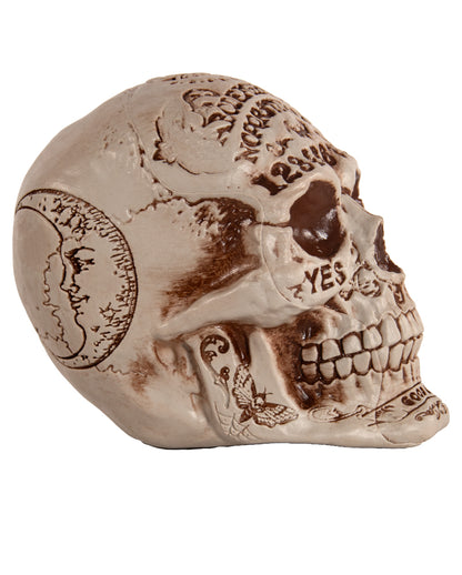 Ouija Wahrsage Totenschädel 18cm