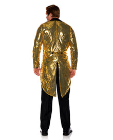 Pailletten Frack gold