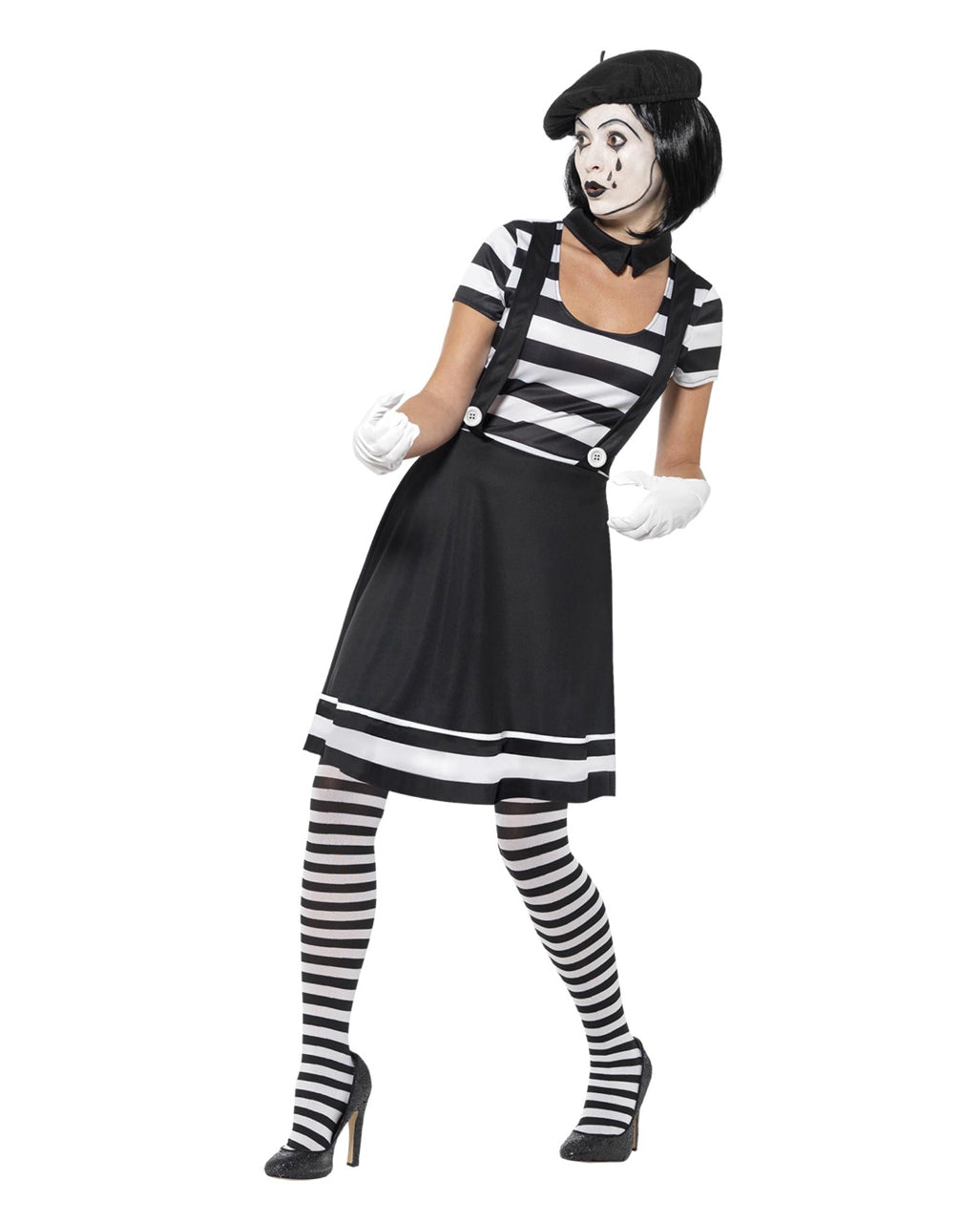 Pantomime Frauen Kostüm