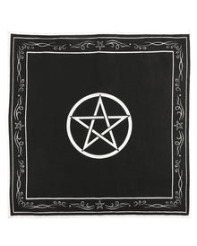Pentagram Wicca Altartuch 70x70 cm
