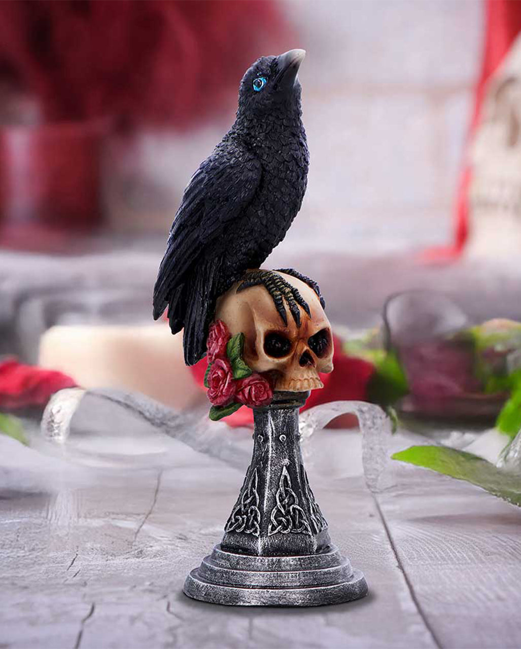„Perched Prophecy“ Mini-Rabenfigur 17cm