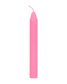Pinke "Freundschaft" Hexenkerzen 12 St.