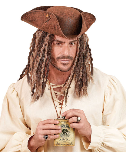 Pirate Grog Whiskey Flask Bottle