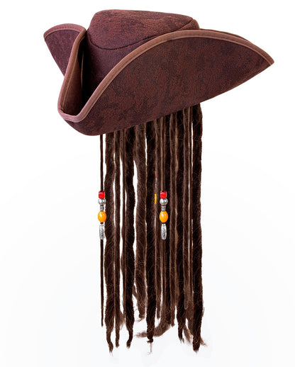 Piratenhut mit Dreadlocks