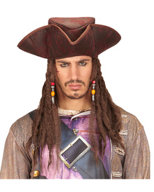 Piratenhut mit Dreadlocks