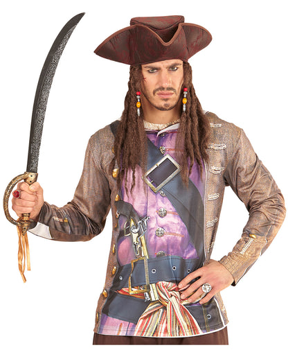Piratenhut mit Dreadlocks
