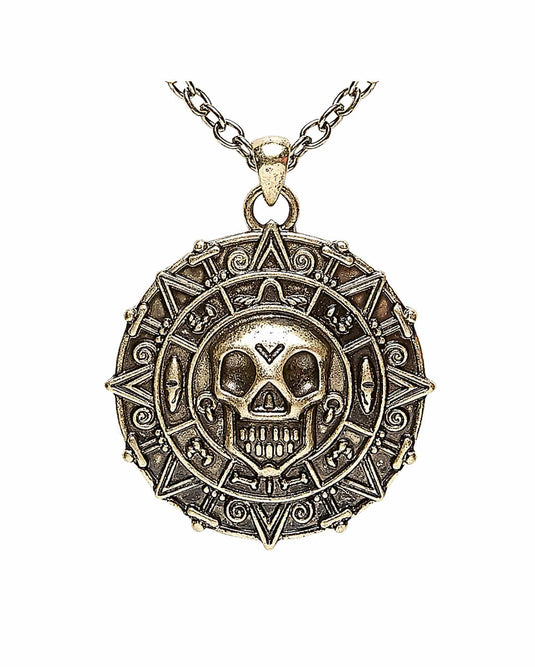 Halskette mit Piraten Amulett