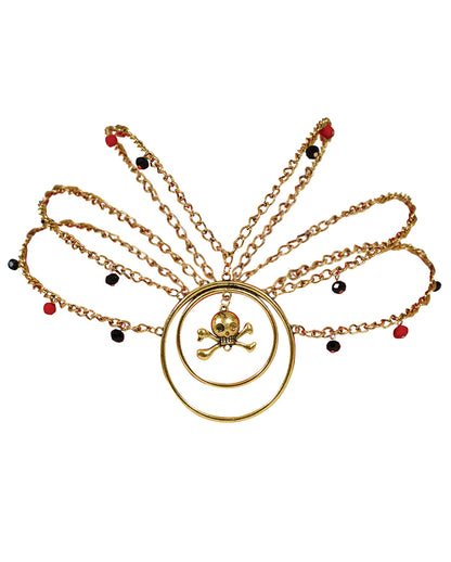 Seeräuber Schmuck mit Halskette & Ohrringen