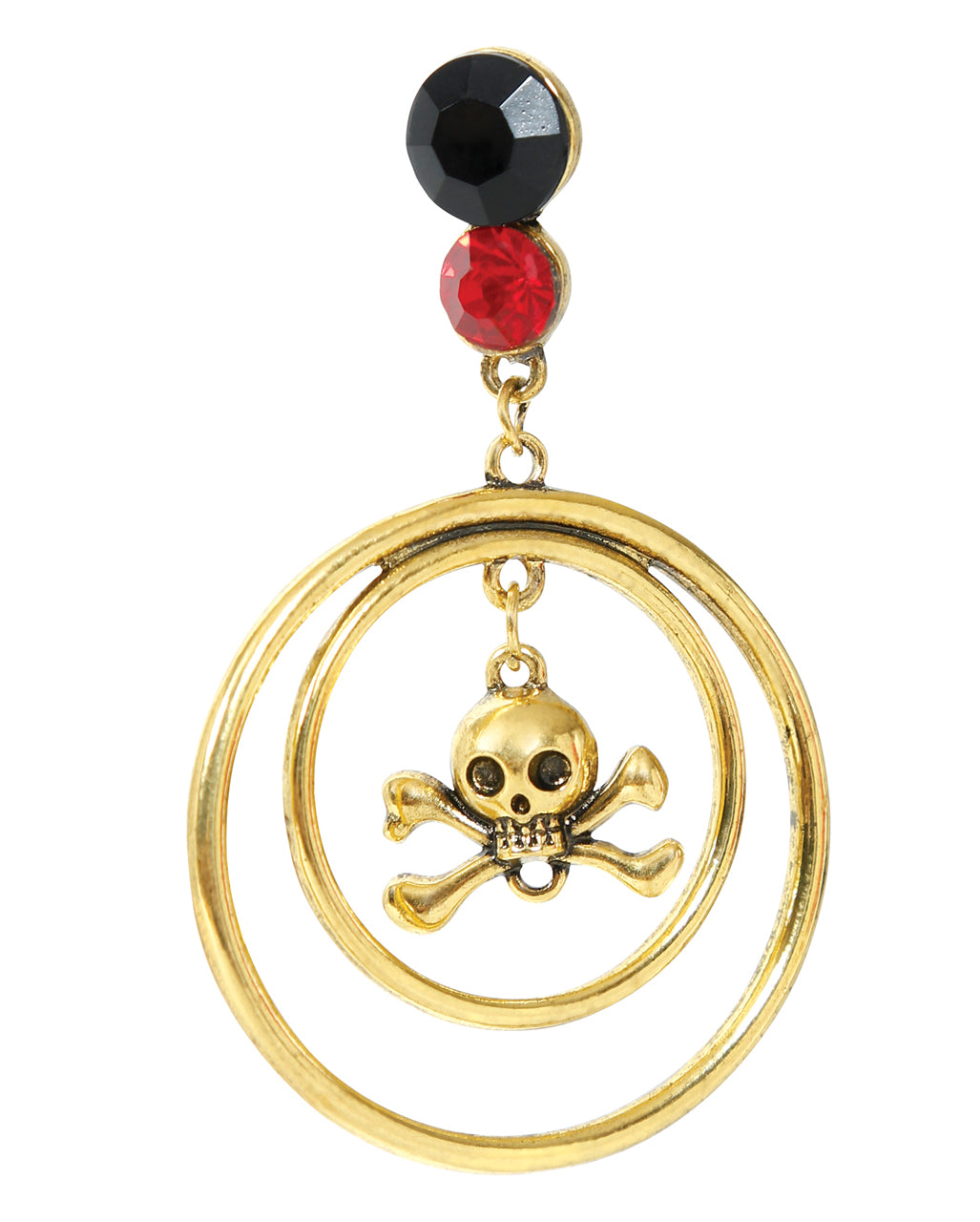 Seeräuber Schmuck mit Halskette & Ohrringen