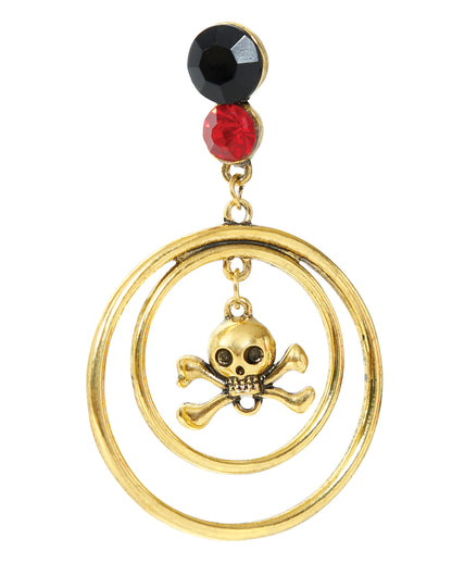 Seeräuber Schmuck mit Halskette & Ohrringen