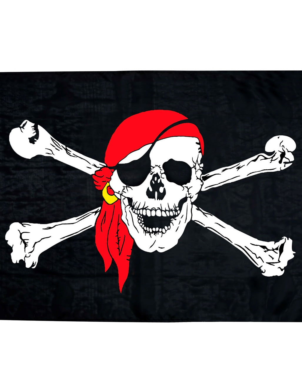 Piratenfahne mit Totenkopf 130x80 cm