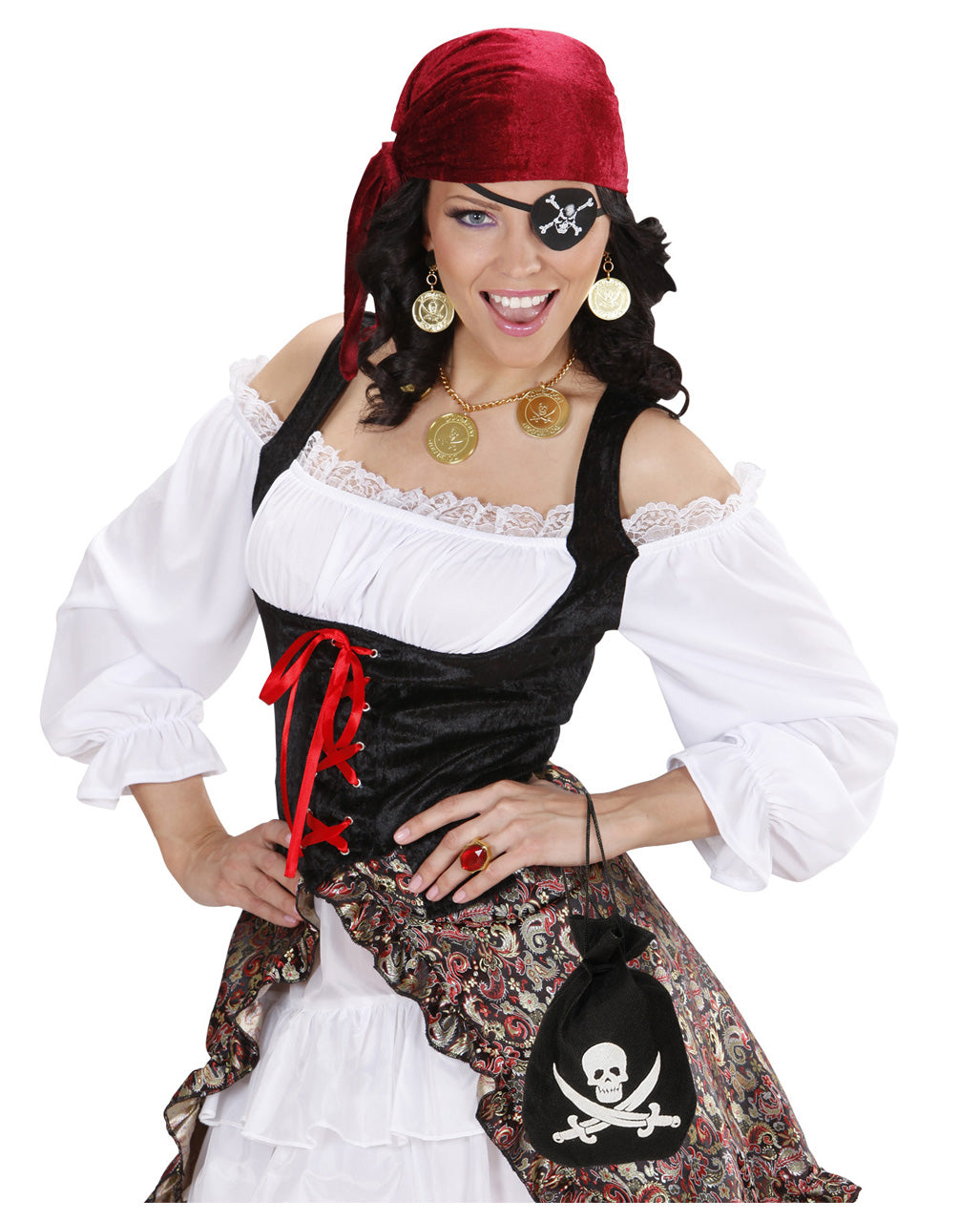 Piraten Beutel mit Totenkopf