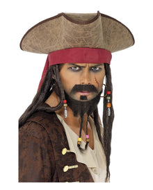 Piratenhut mit Dreadlocks