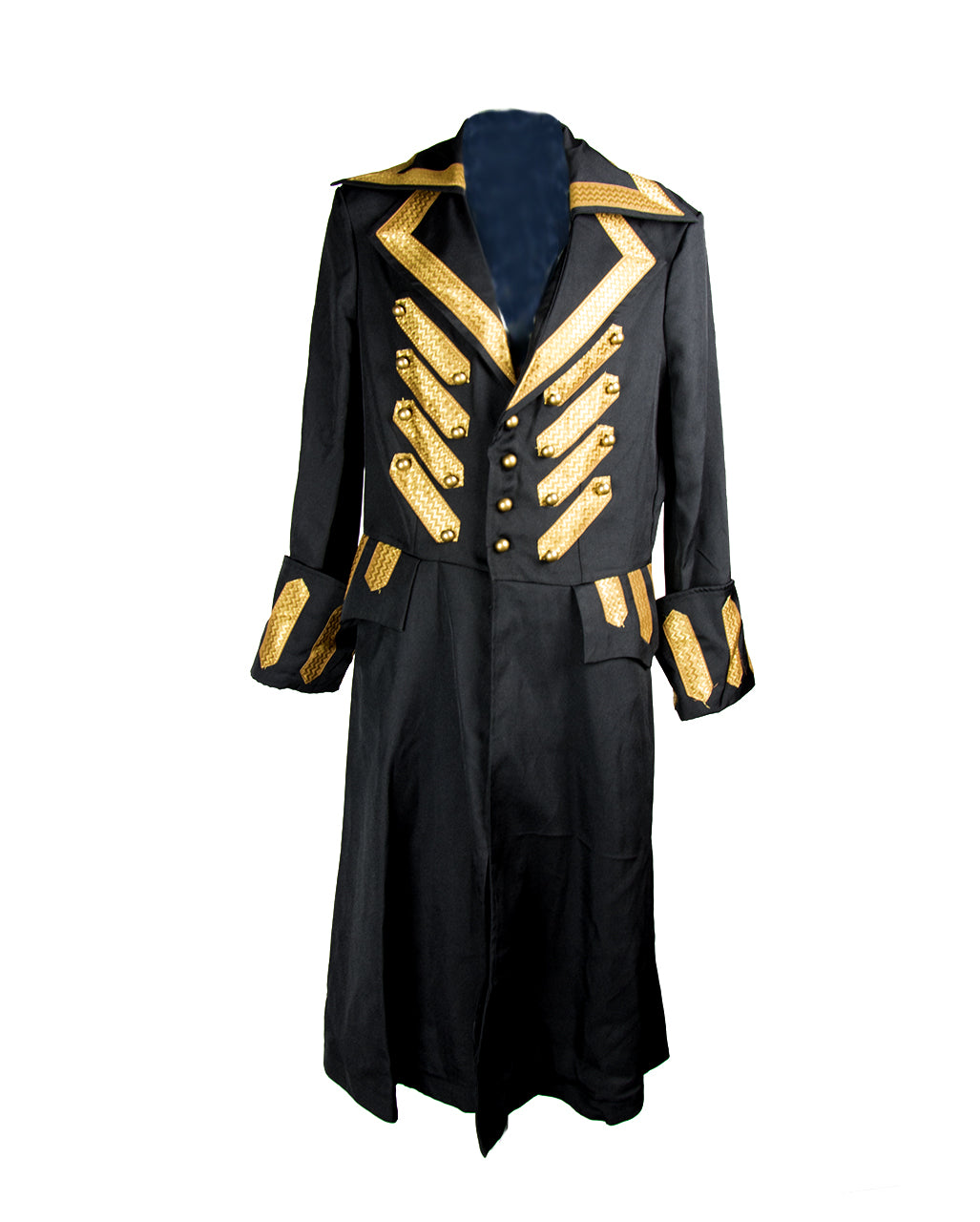 Deluxe Piraten Kostümjacke Schwarz