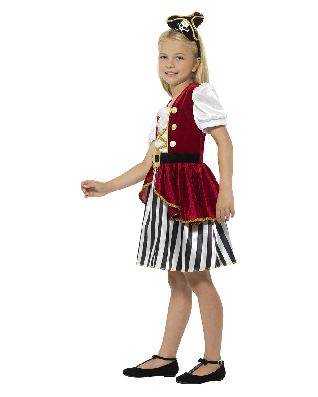 Kostümkleid Piratin für Mädchen