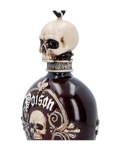 Poison Bottle mit Totenkopf Hänge Ornament 10cm