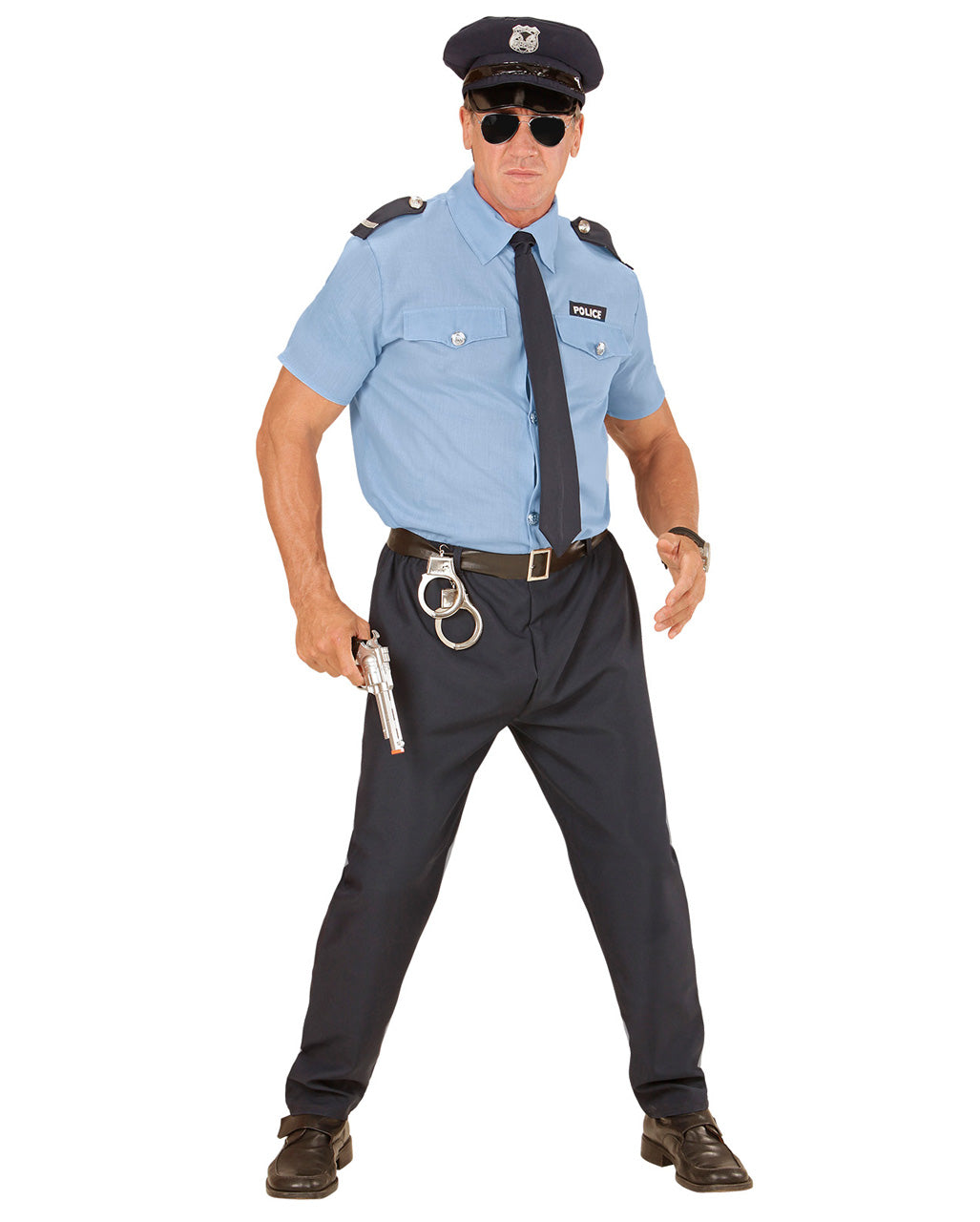 Polizist Männerkostüm 5-tlg.