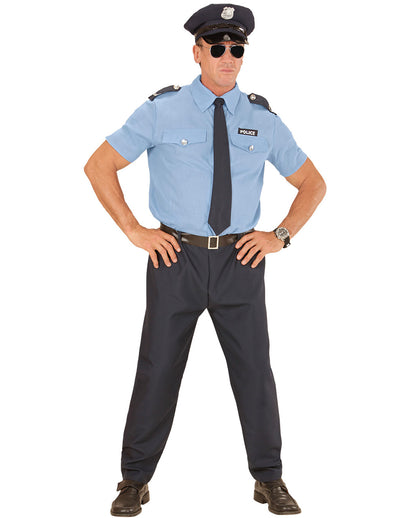 Polizist Männerkostüm 5-tlg.