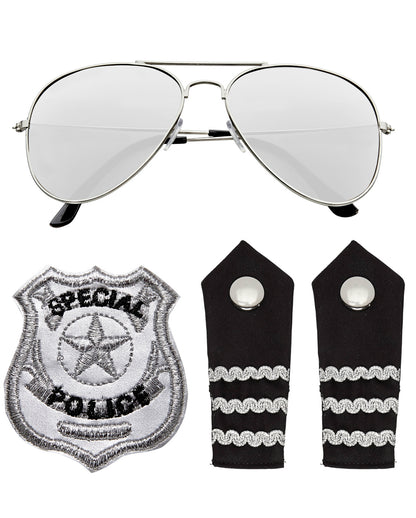 Cop Kostümzubehör Set 4-tlg.