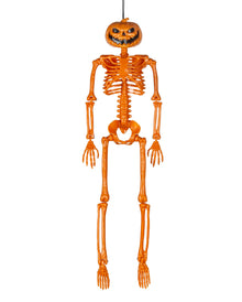 Positionierbares Jack O'Lantern Skelett 39cm