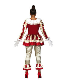 Noble Killer Clown Damen Kostüm für Erwachsene