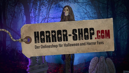 Vermoderter Fetzenreaper mit Sound, Licht & Bewegung 100cm