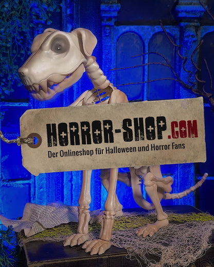 Skelett Hund mit Bewegung, Licht & Sound 30cm