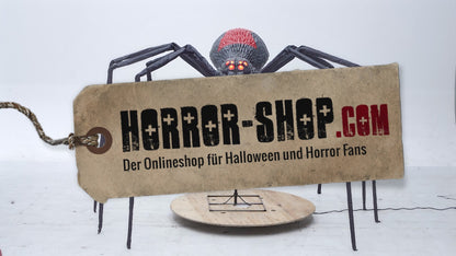 Schwarze Witwe XXL Halloween Gartendeko 150cm