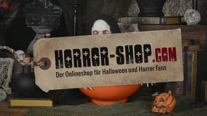 Spooky Bonbonschüssel mit angreifendem Grim Reaper