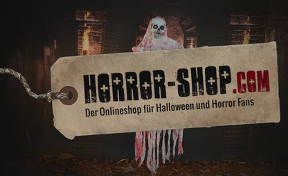 Blutiger Knochen Dämon mit Licht, Ton & Bewegung 170cm