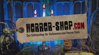 Gothic Kerzenständer mit LED Kerzen 40cm