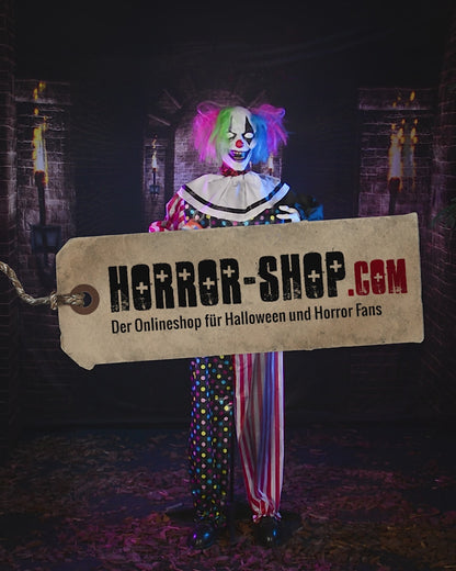 Mr. Smiles Horrorclown Animatronic mit Schockeffekt 172cm