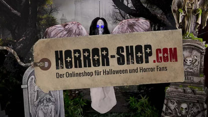Verzauberte Geisterpuppe mit Flügel Animatronic 90cm