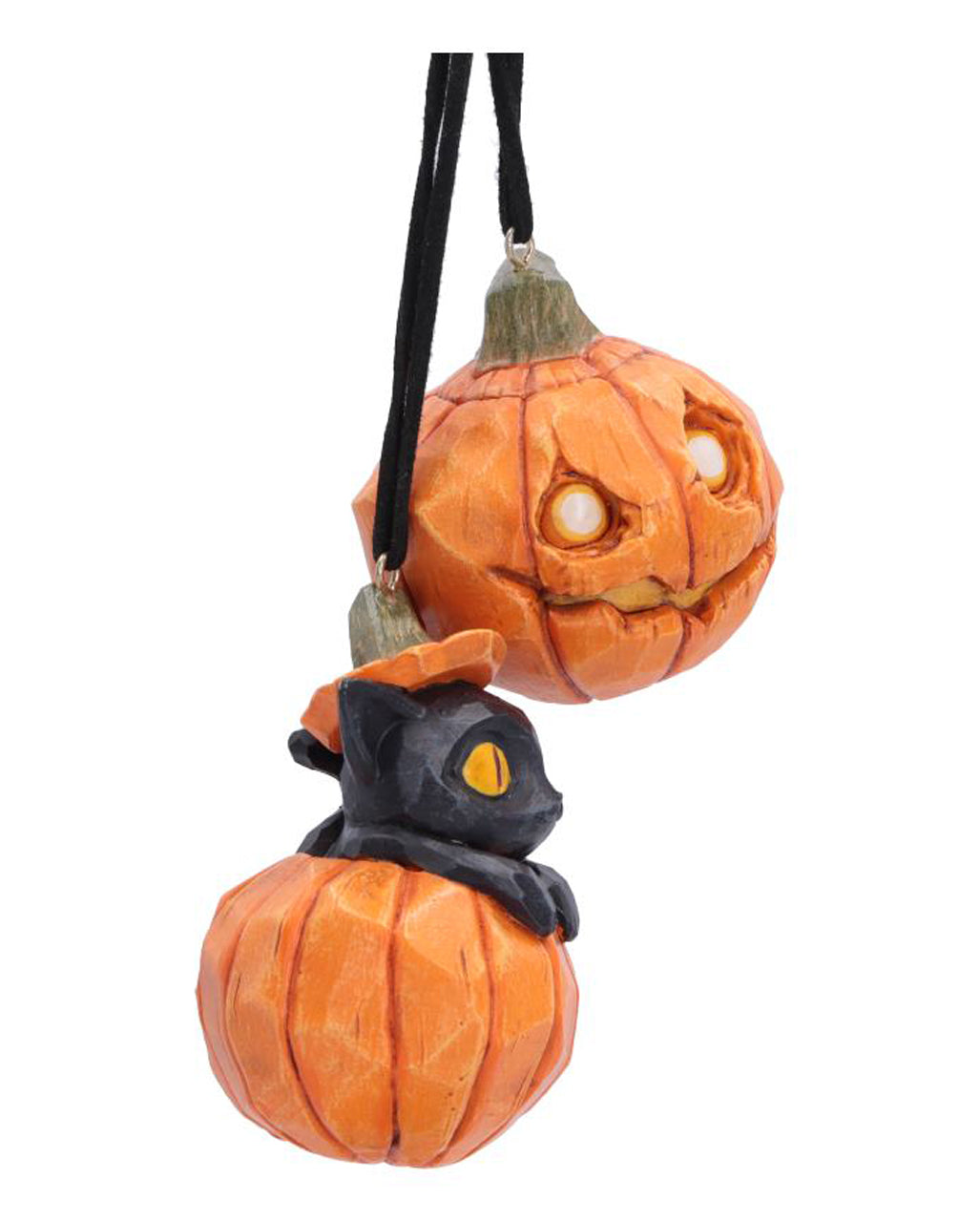 Pumpkin & Patch Halloween Kürbis-Anhänger 2er-Set 7cm