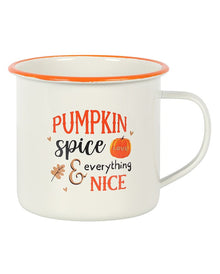 Pumpkin Spice Becher aus Emaille