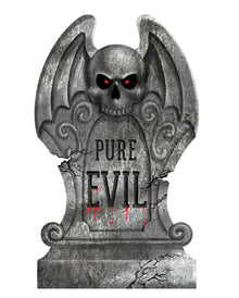 Halloween Grabstein "Pure Evil" 56cm