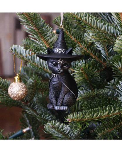 Purrah Hexenkatze Christbaumkugel 11cm