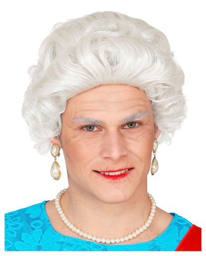 Queen & Großmutter Perücke