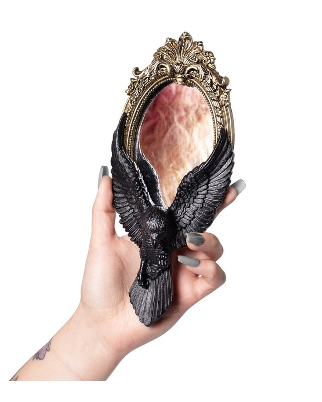 Raben Blick Handspiegel 23cm
