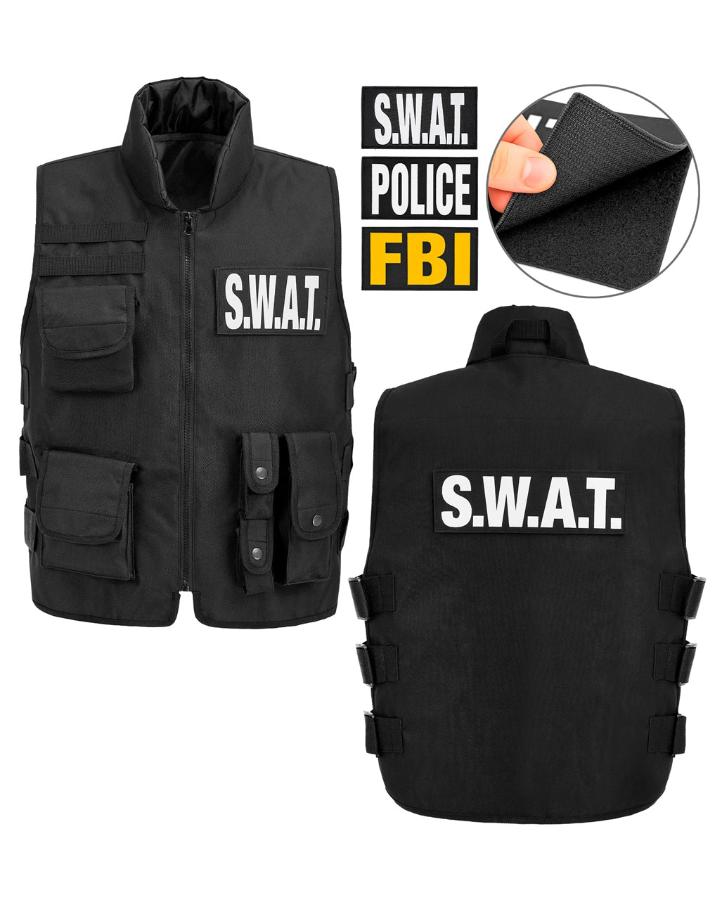 Authentische SWAT Weste Deluxe für Kinder