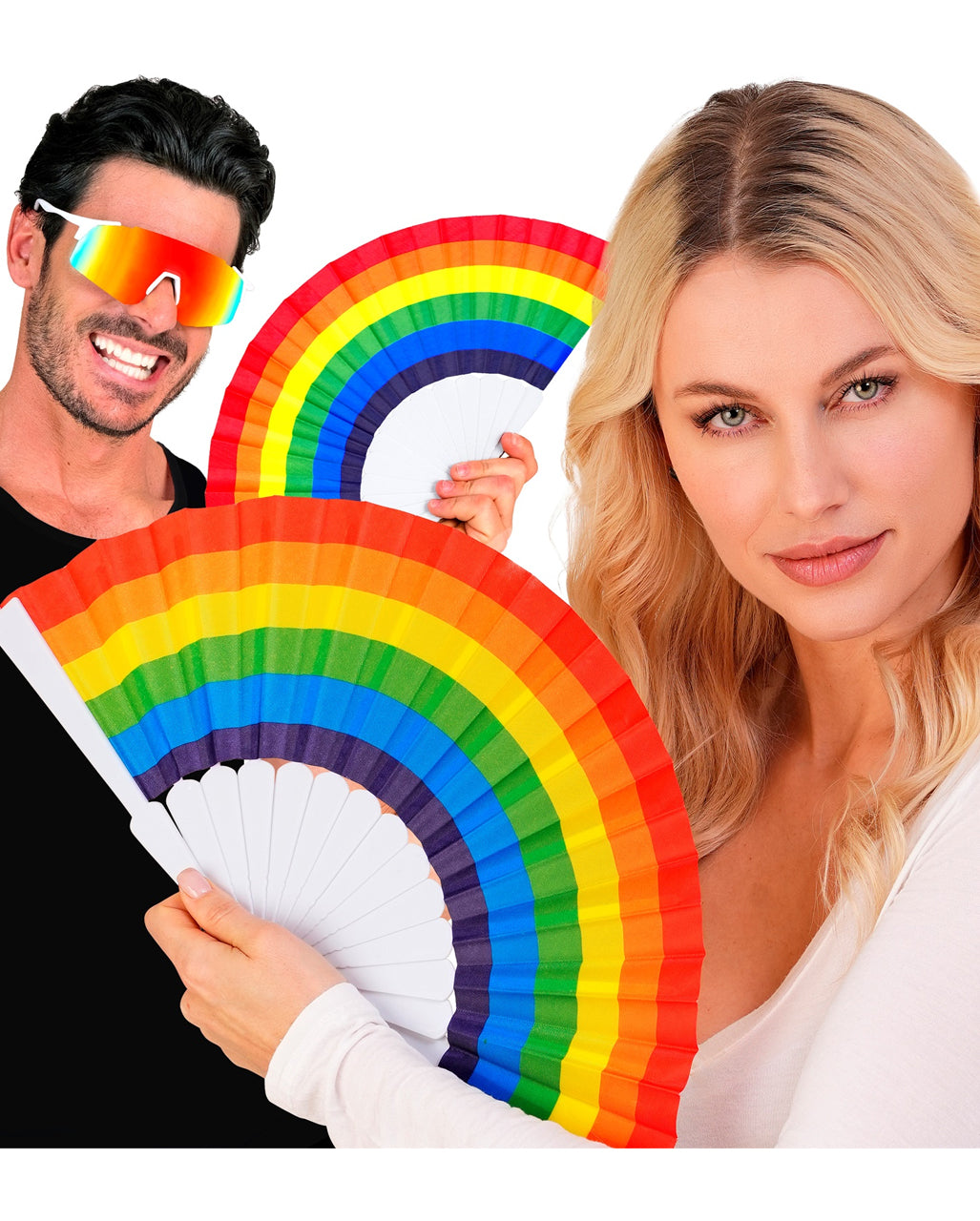 Regenbogen Fächer