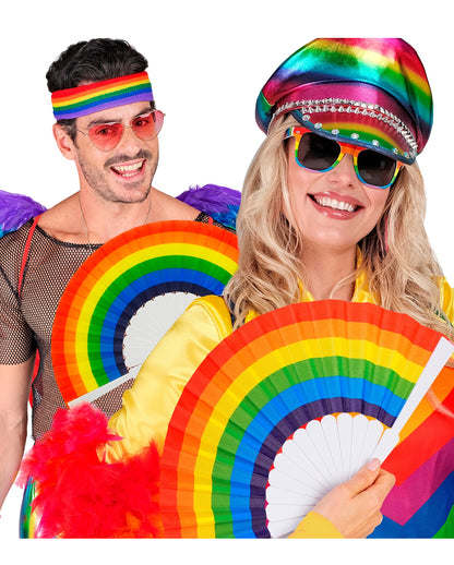 Regenbogen Fächer
