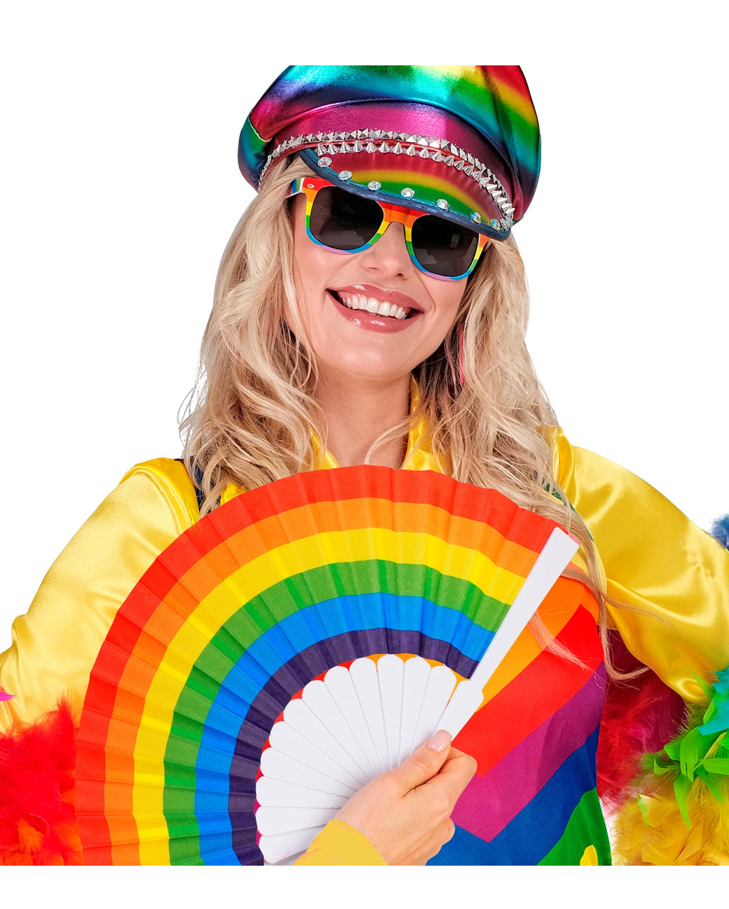 Regenbogen Fächer