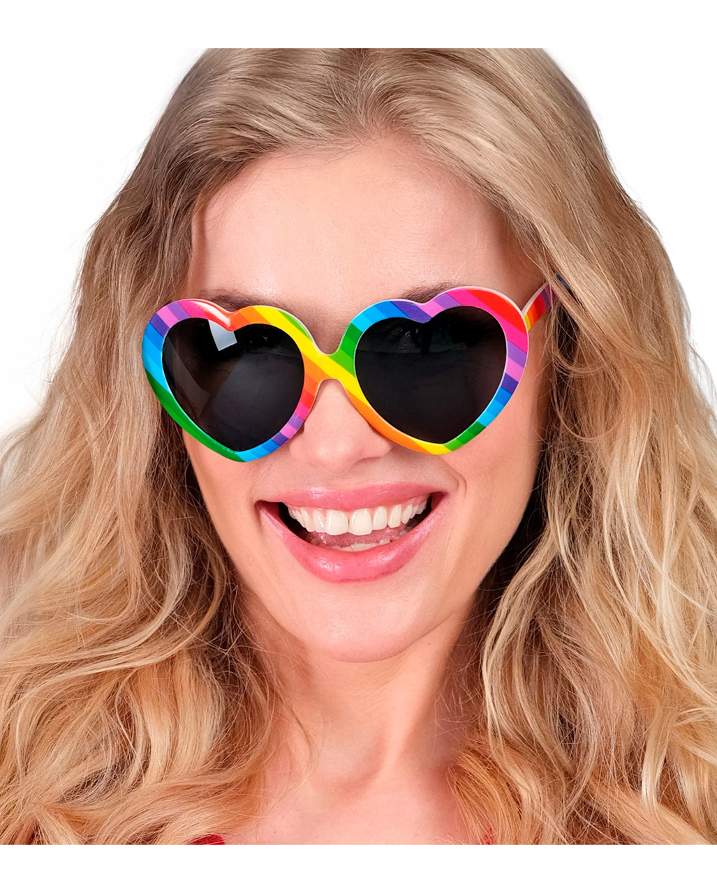 Regenbogen Herzbrille